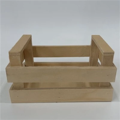 Cesta de madeira compensada de álamo