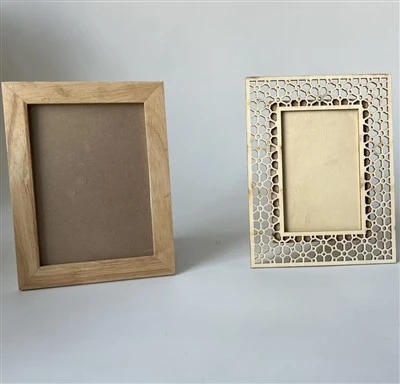 Moldura fotográfica de diy de madeira