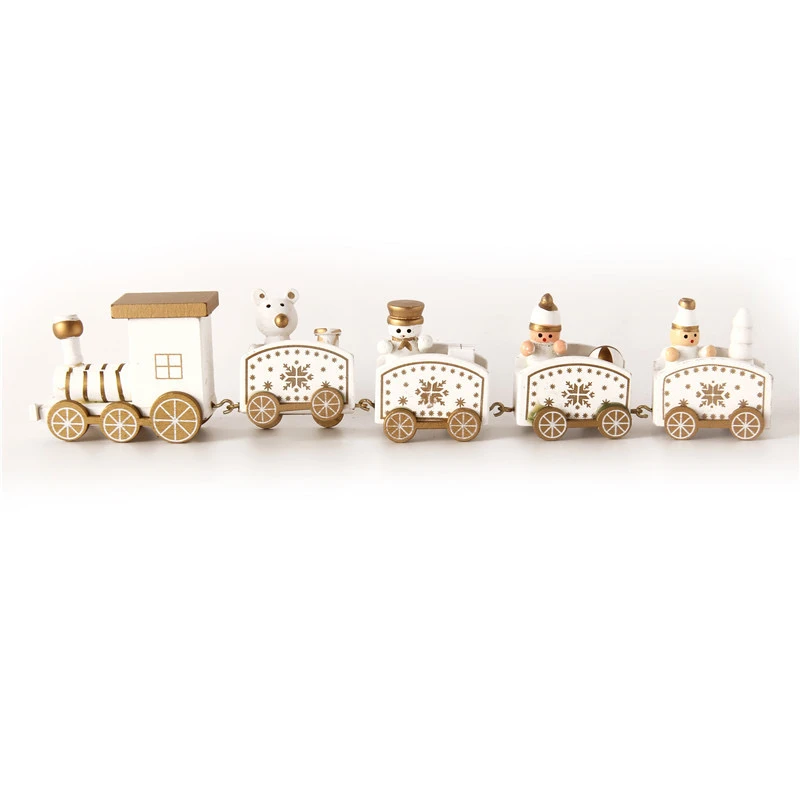 Decoração de Mini Trem de Natal